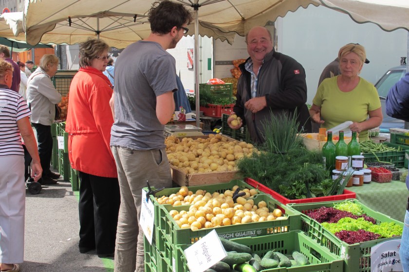 Zwetschkenstand am Hannovermarkt