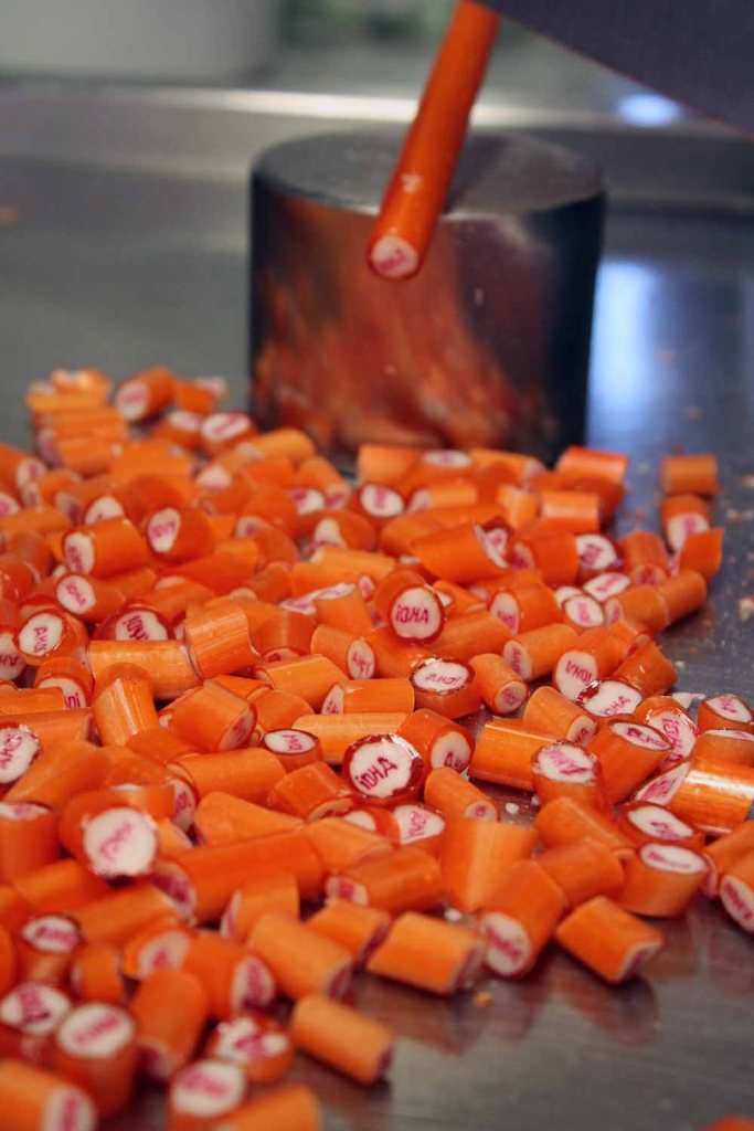 Hacken mit dem Messer