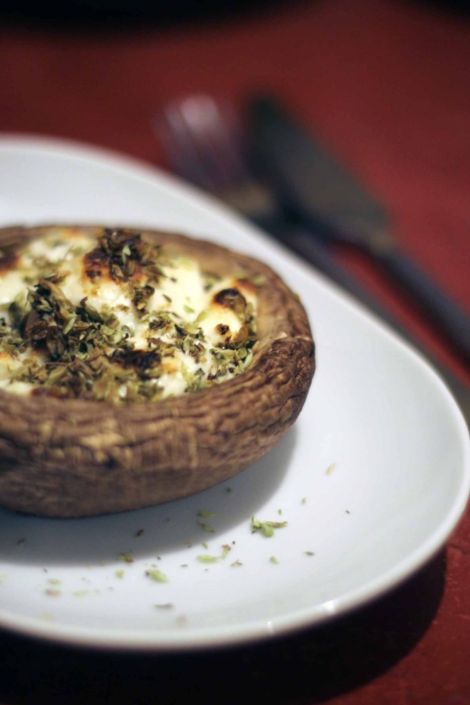 Gratinierter Portobello