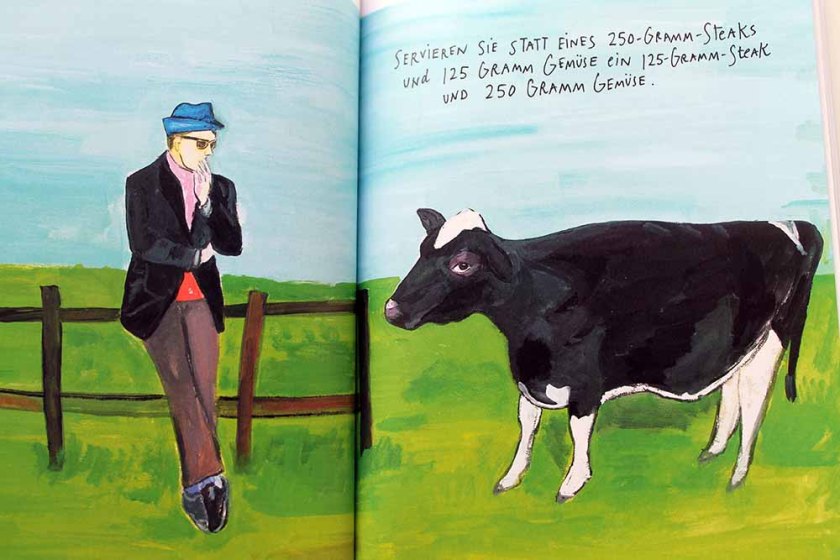 Maria Kalman-Illustration: Behandeln Sie Fleisch als geschmacksbereichernde Zutat für besondere Gelegenheiten.