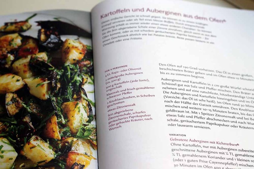 yumm, yumm... die Auswahl bei den Rezepten fällt schwer