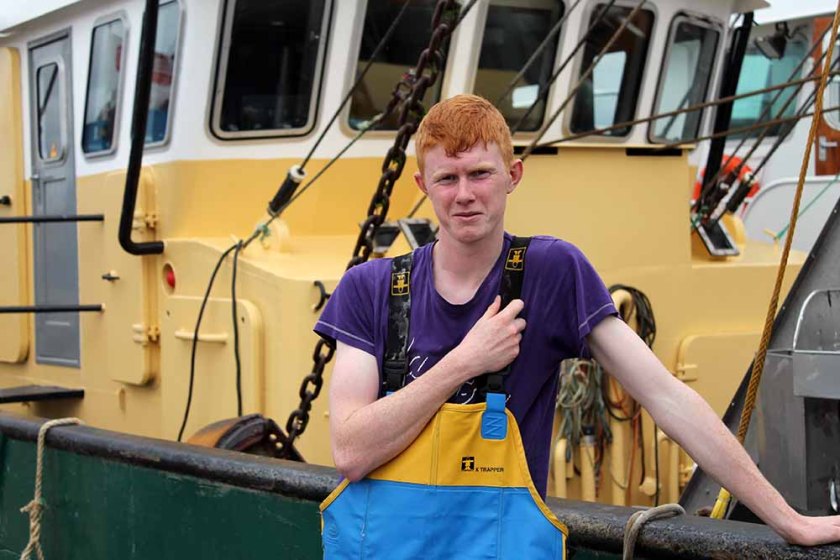 schaut dieser holländische Fischer nicht wie der wahr gewordene Fischer Fritz aus?