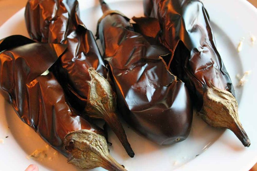 Melanzani gegrillt sind ein Hit!