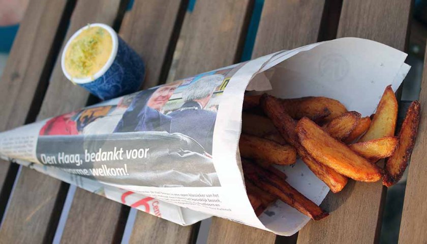 Pommes de Luxe mit Zitronen-Koriander-Mayo