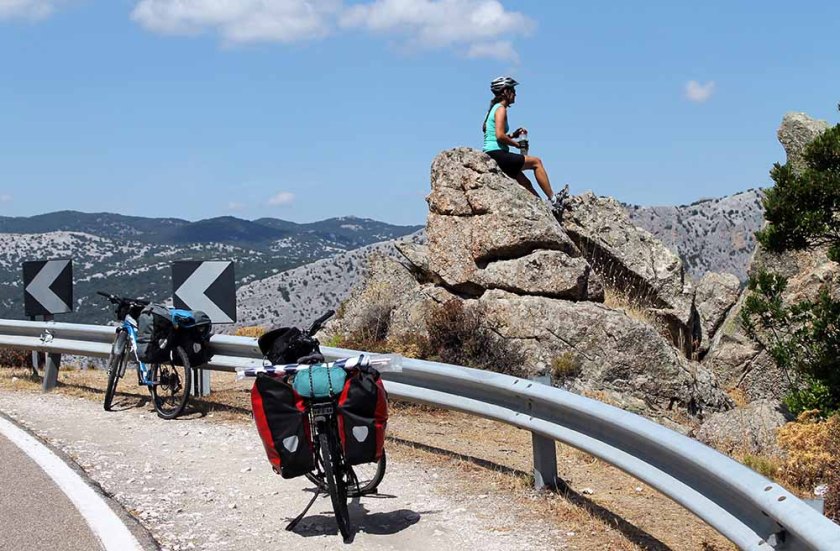 Pause kurz vor dem Gipfel