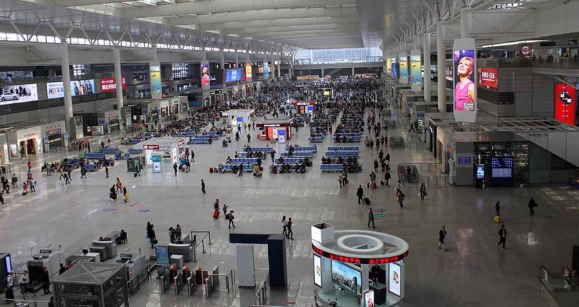 Bahnhof in Shanghai