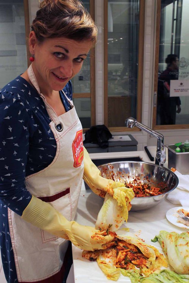 Bianca macht Kimchi