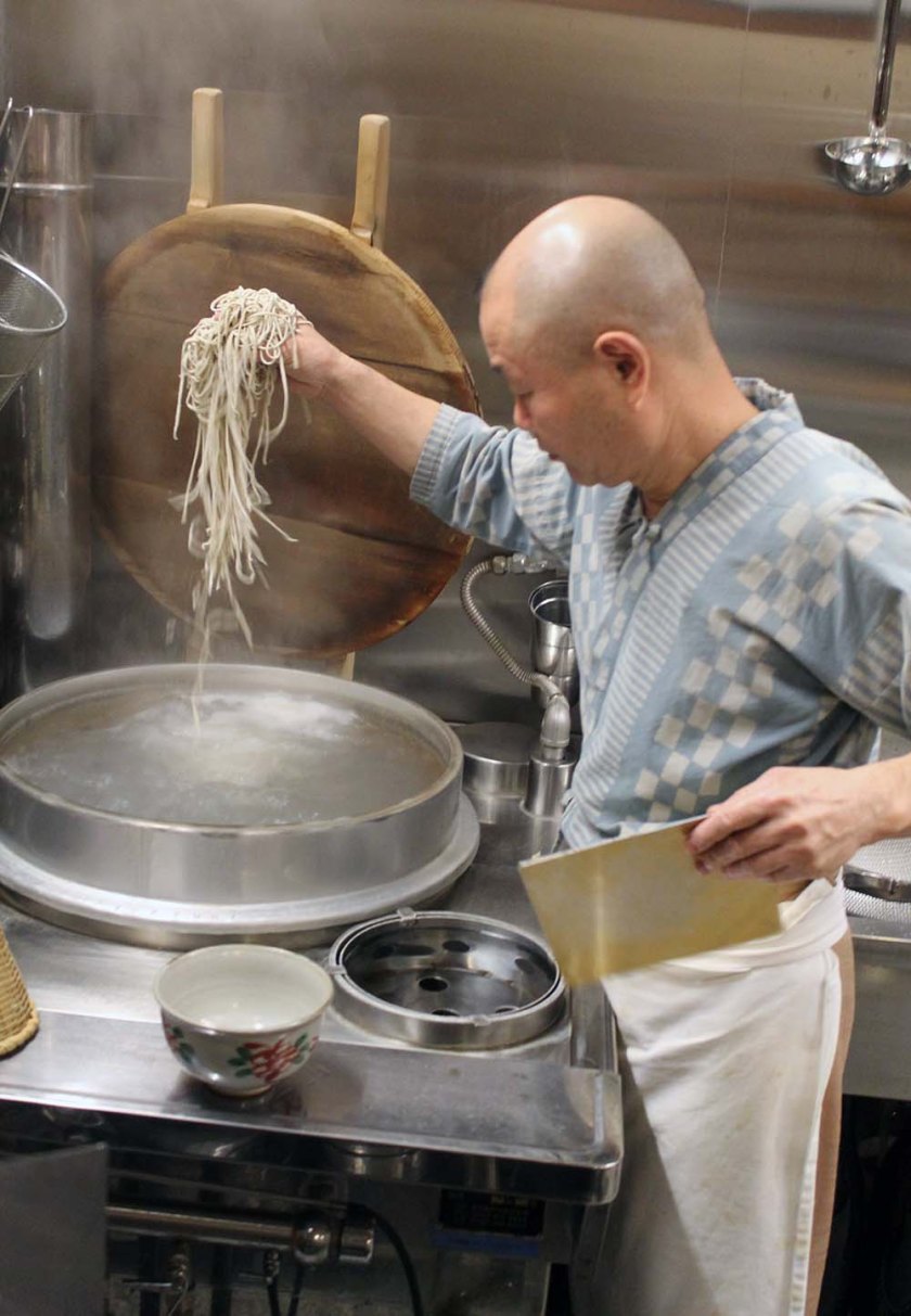 Meister Shimada in Aktion.