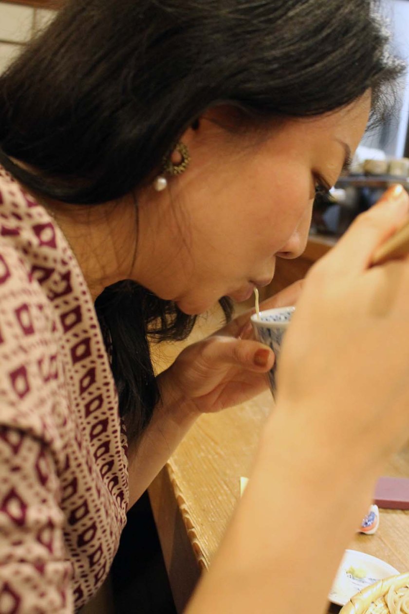 Yoko, die Schlürfexpertin!