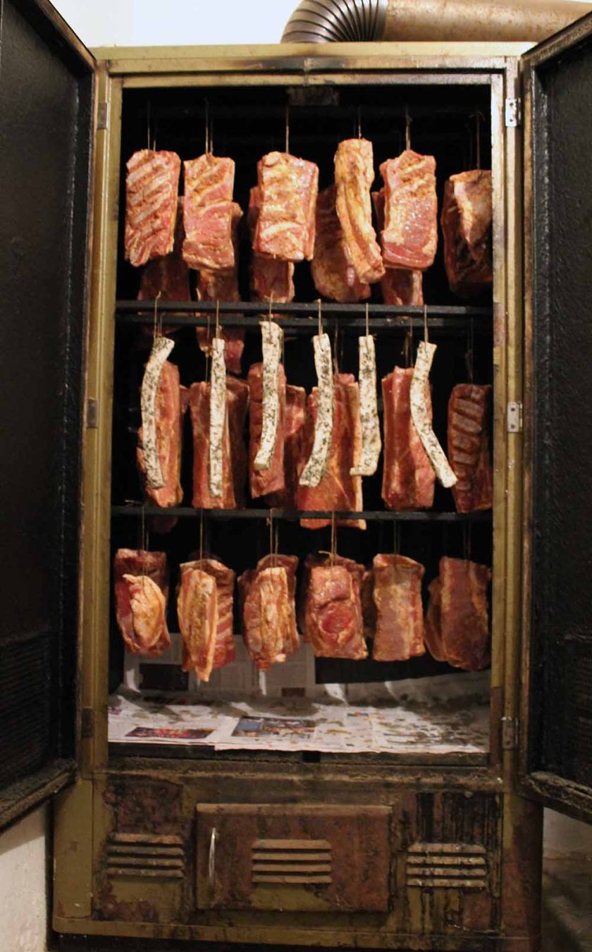 die Selchkammer ist komplett