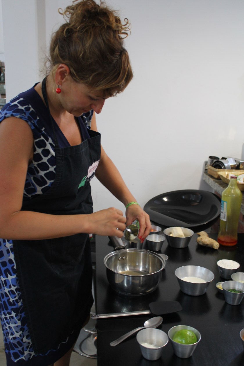 zwischendurch koche ich auch mal selber in der Receiteria in Sao Paulo