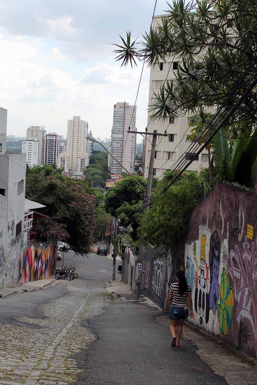 eine hügelige Stadt, dieses Sao Paulo!