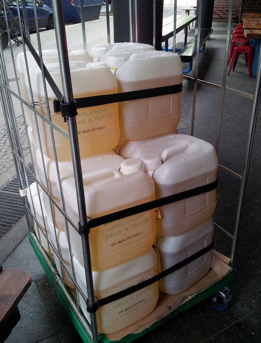 Öl-Lieferung bei Kimchi Princess