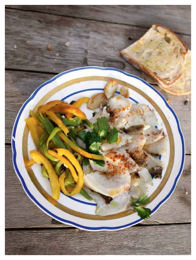 Seite 99, Gegrillter Bacalhau