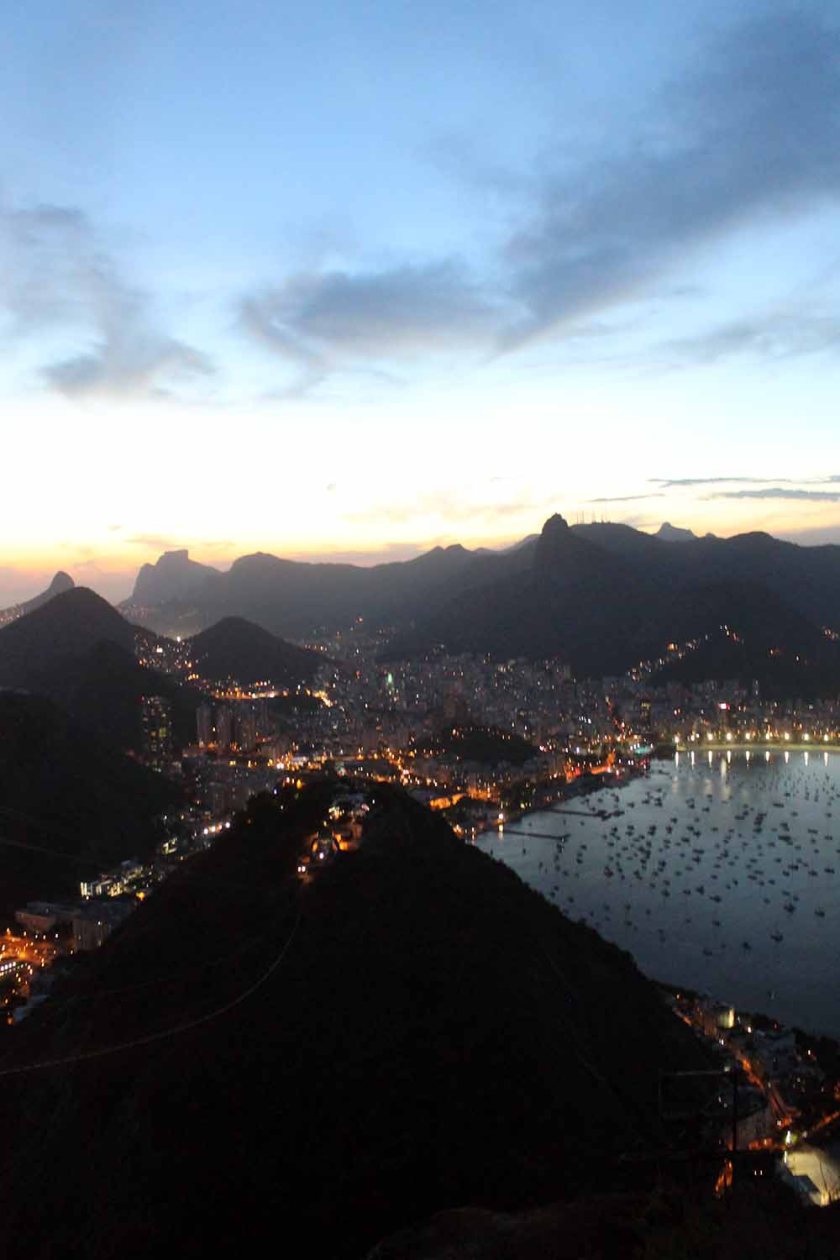 Rio de Janeiro bei Nacht