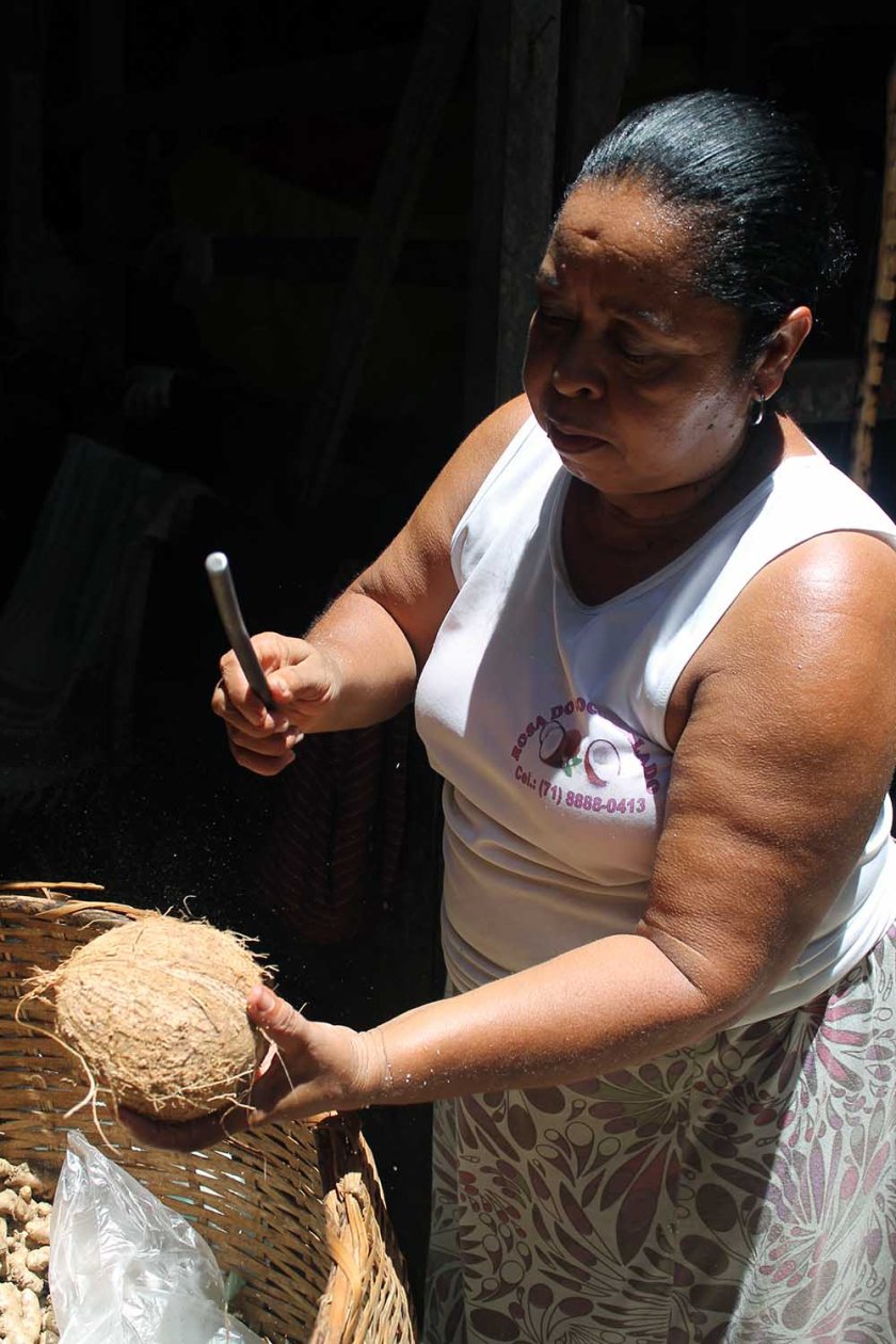 Kokosnuss schlagen...