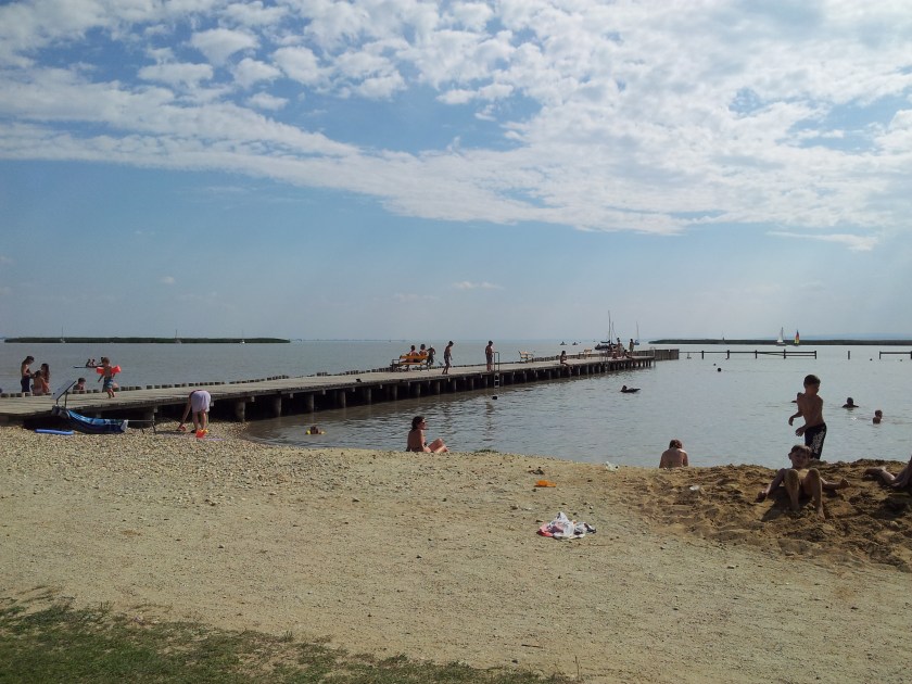 Morgenstimmung im Seebad Breitenbrunn