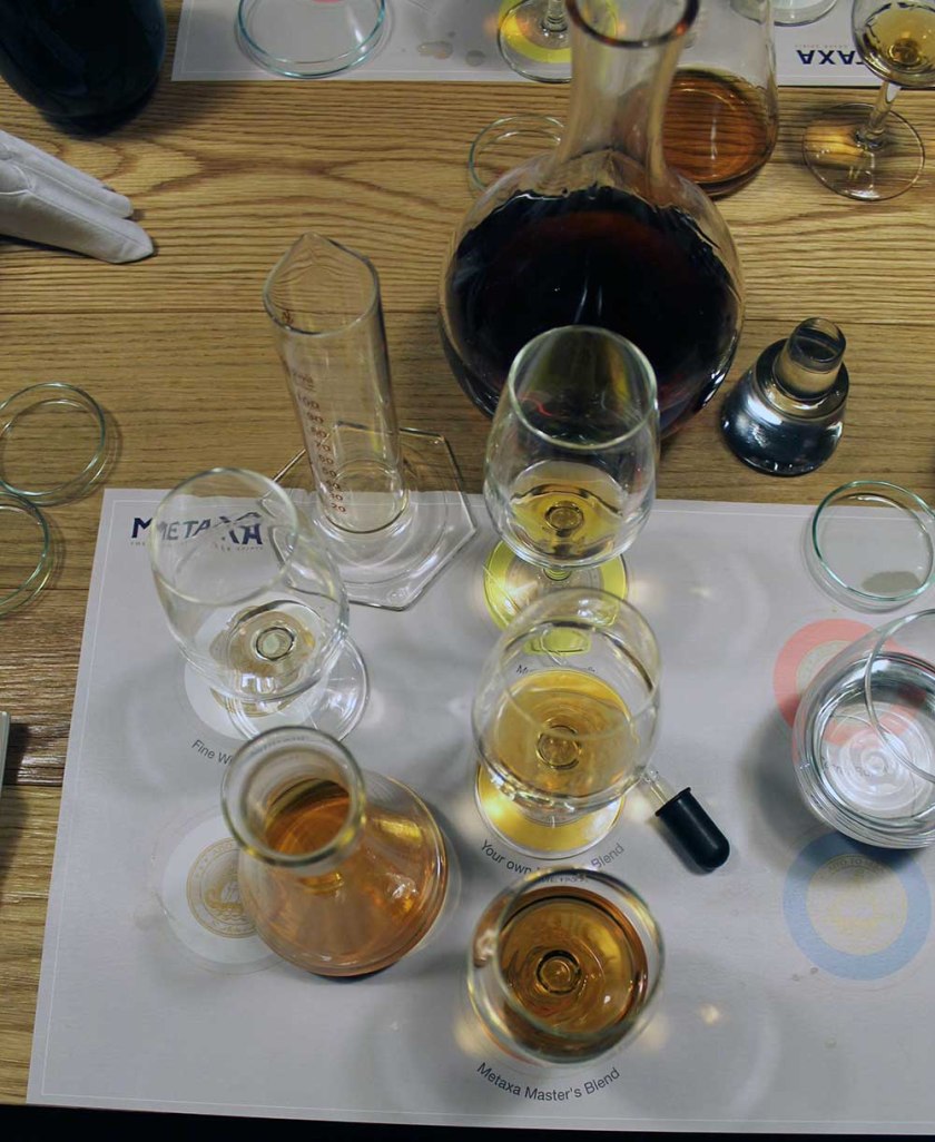 den eigenen Metaxa mischen