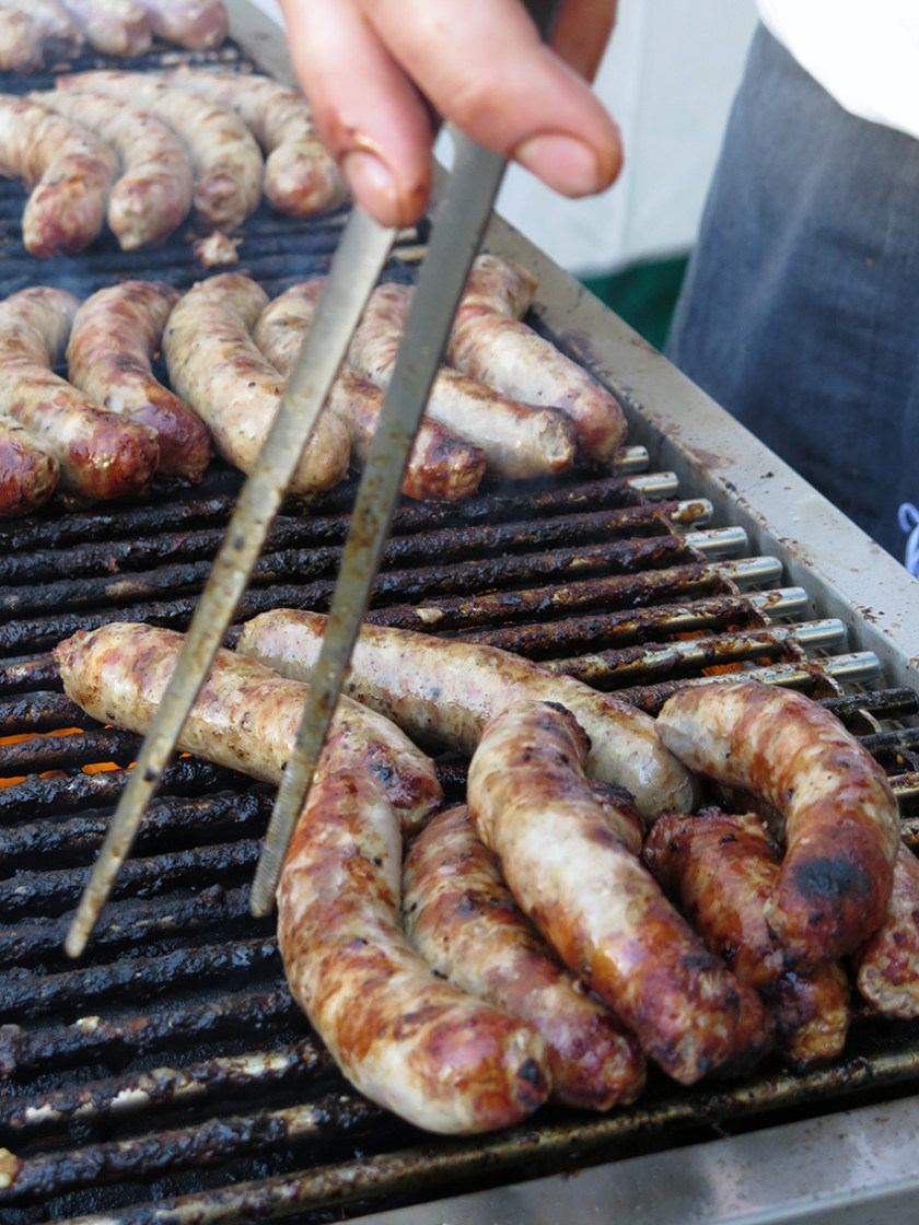 und schon sind sie am Grill