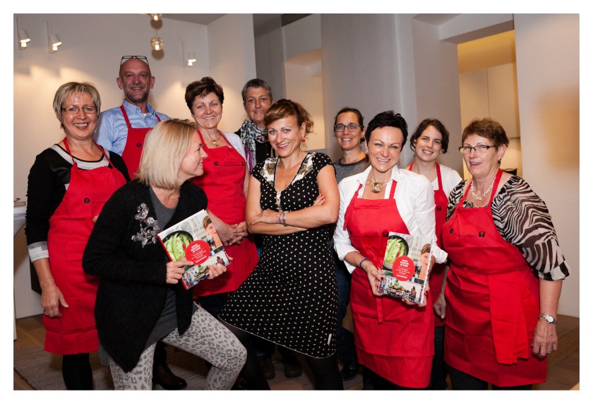 Das Team bei der Buchpräsentation bei bulthaup im  neunten
