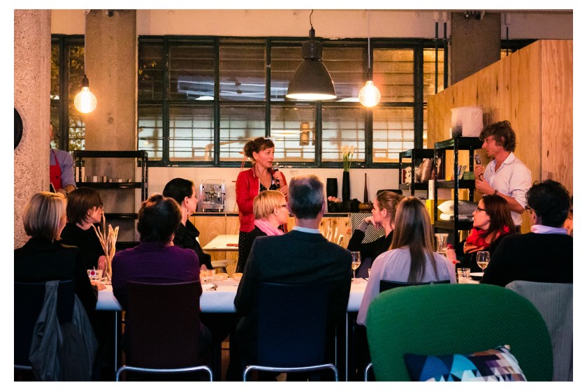 Fips Braun moderierte und schnipselte in der Küche...