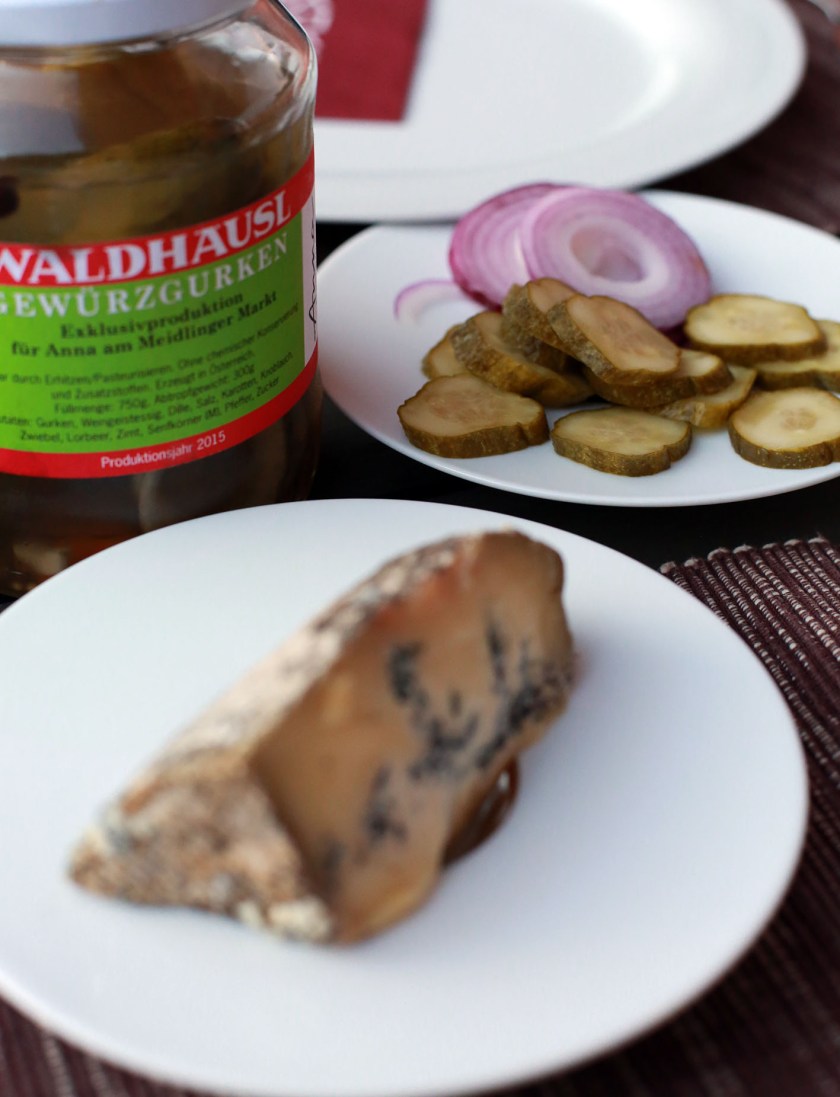 Jumi-Käse und Annas Gurkerln