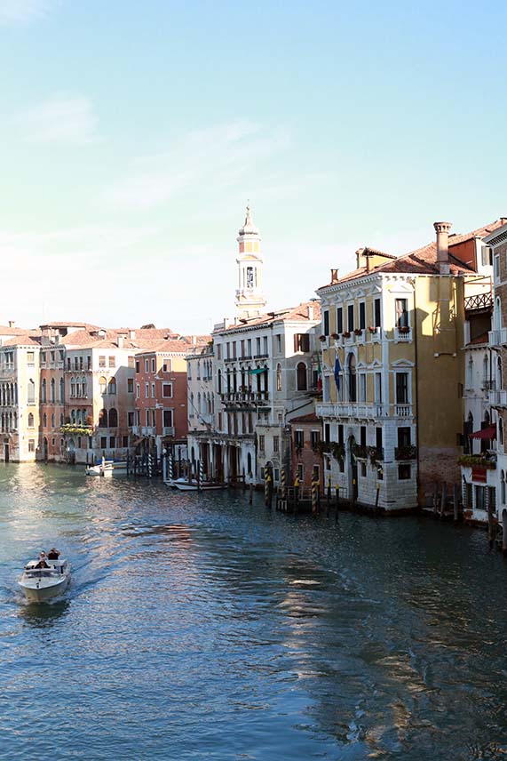 immer schön: Blick von der Accademia Brücke